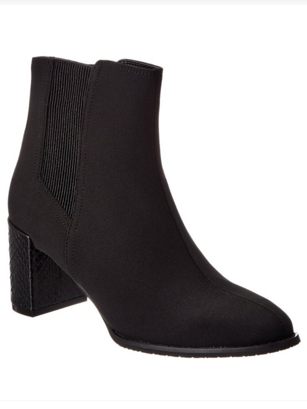 NWT Donald Pliner Black Dammie Block Heel Bootie Size 9.5